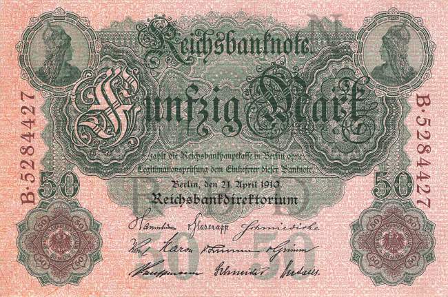 50 Mark 1910 ro.42 N/B